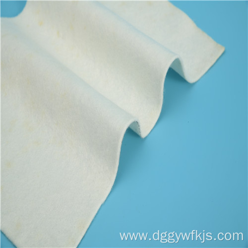 Flame-retardant hot-pressed composite shaped needle cotton